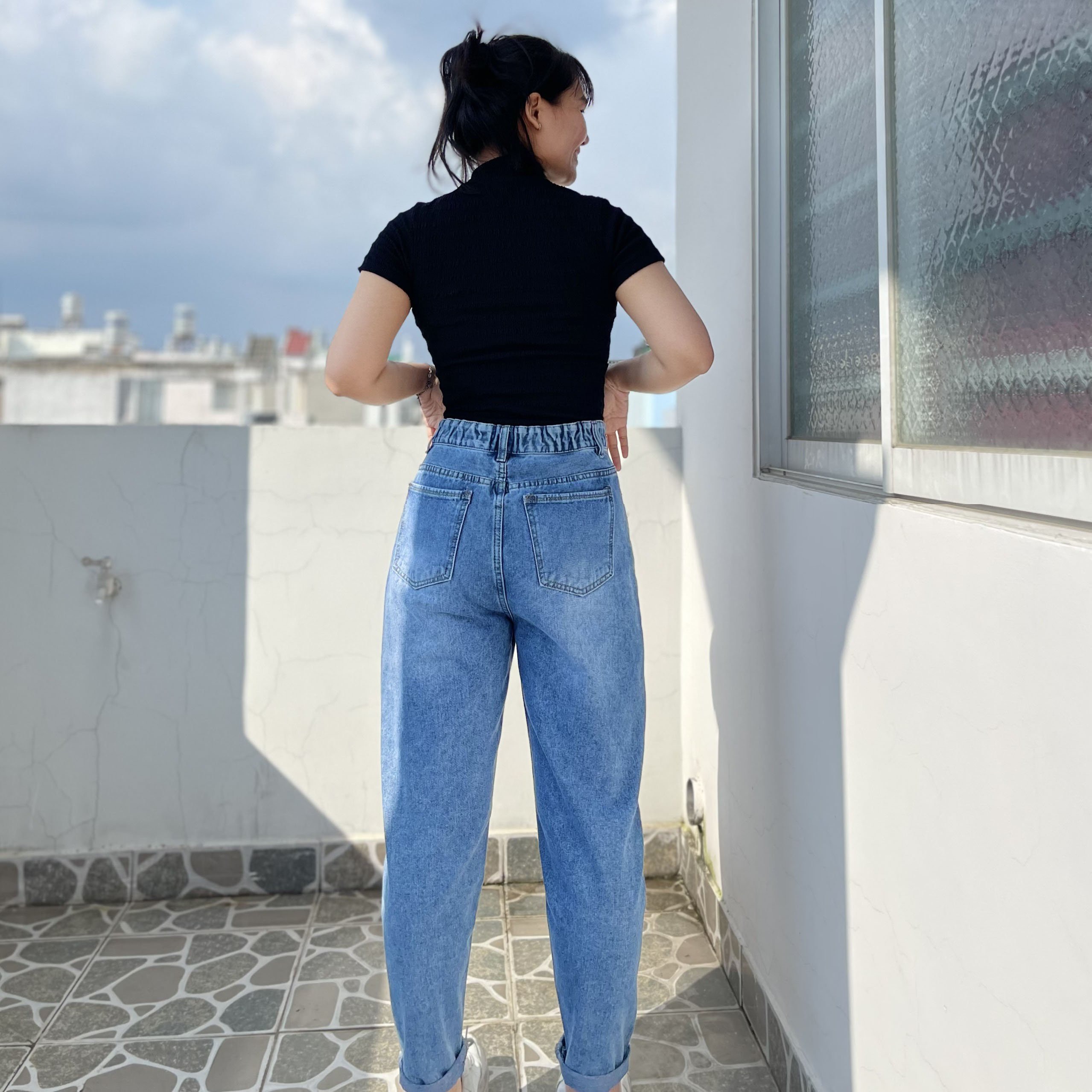Baggy Nhạt lưng chun 3003