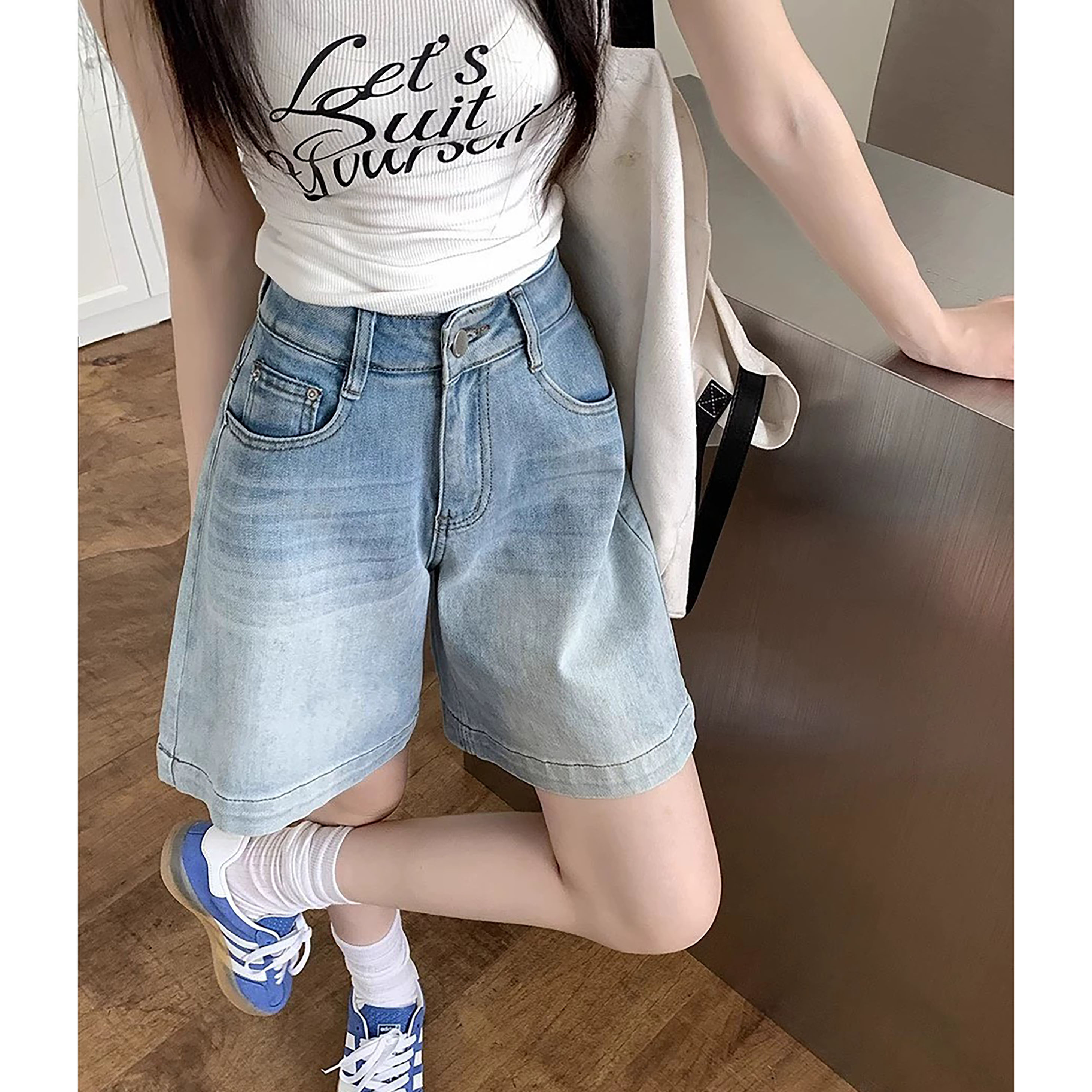 SHORT NGỐ XANH NHẠT WAS 0094