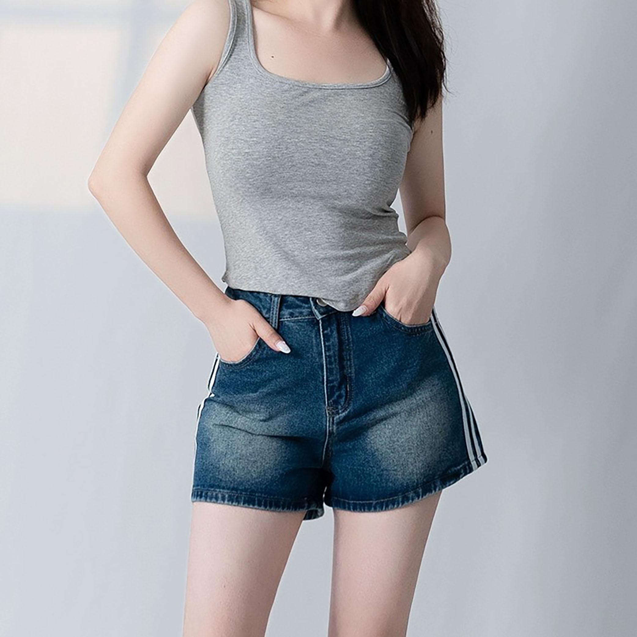 QUẦN SHORT DÂY VIỀN ĐẬM 0105