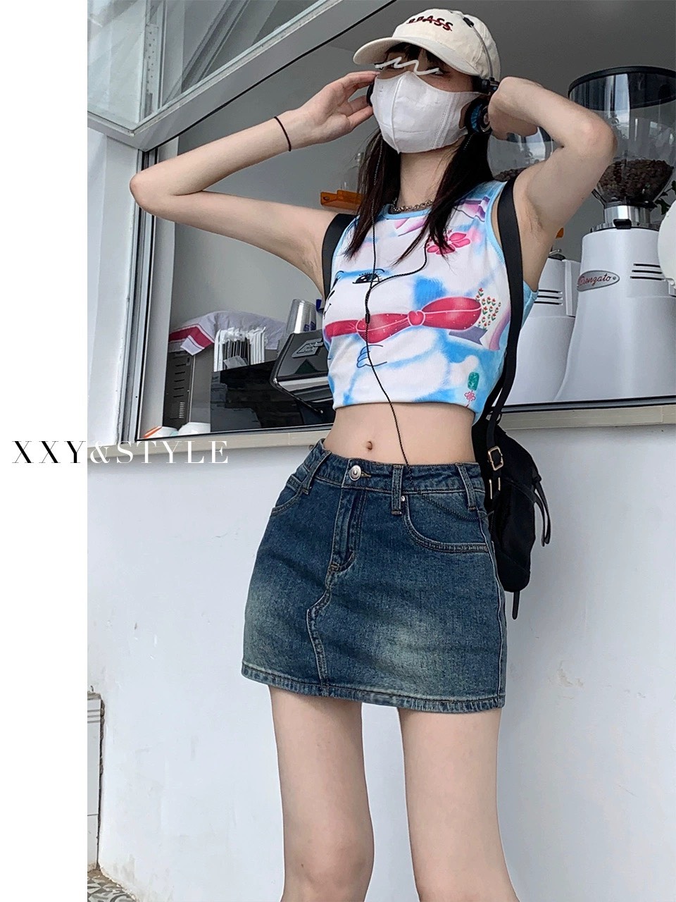 QUẦN VÁY COTTON ĐẬM ĐÁY CONG 0124