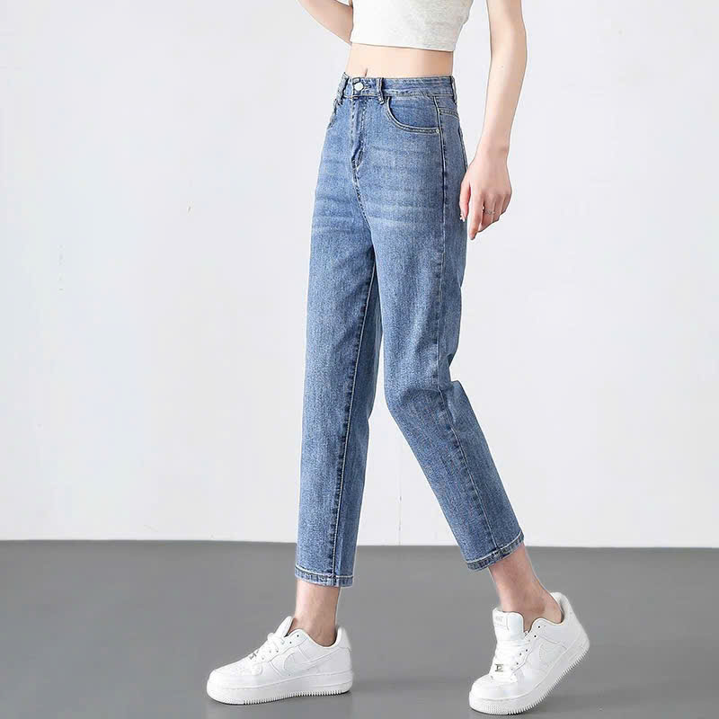 QUẦN 9 TẤC XANH ĐÁ PHOM BAGGY 0134