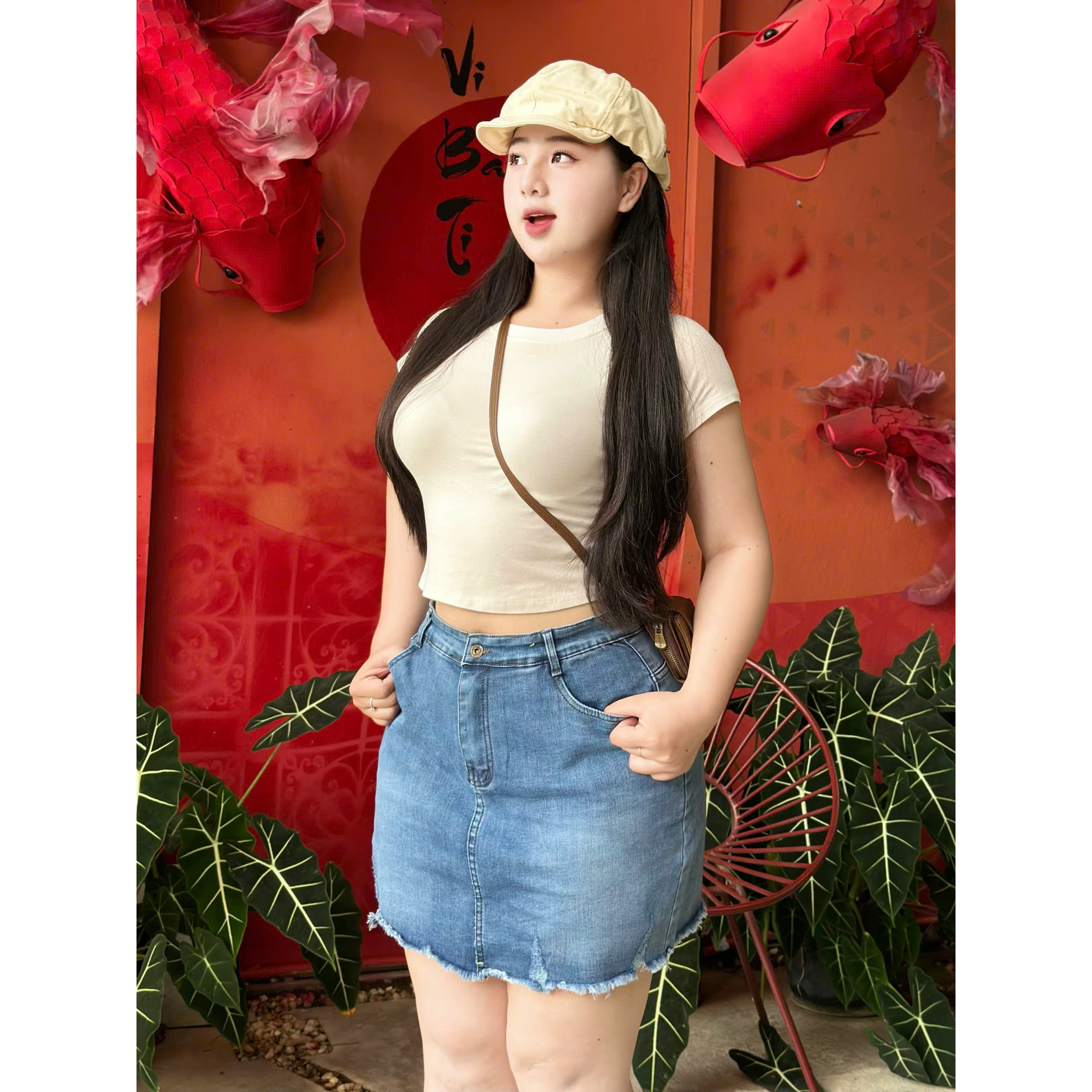 QUẦN VÁY RÁCH NHẠT 4319