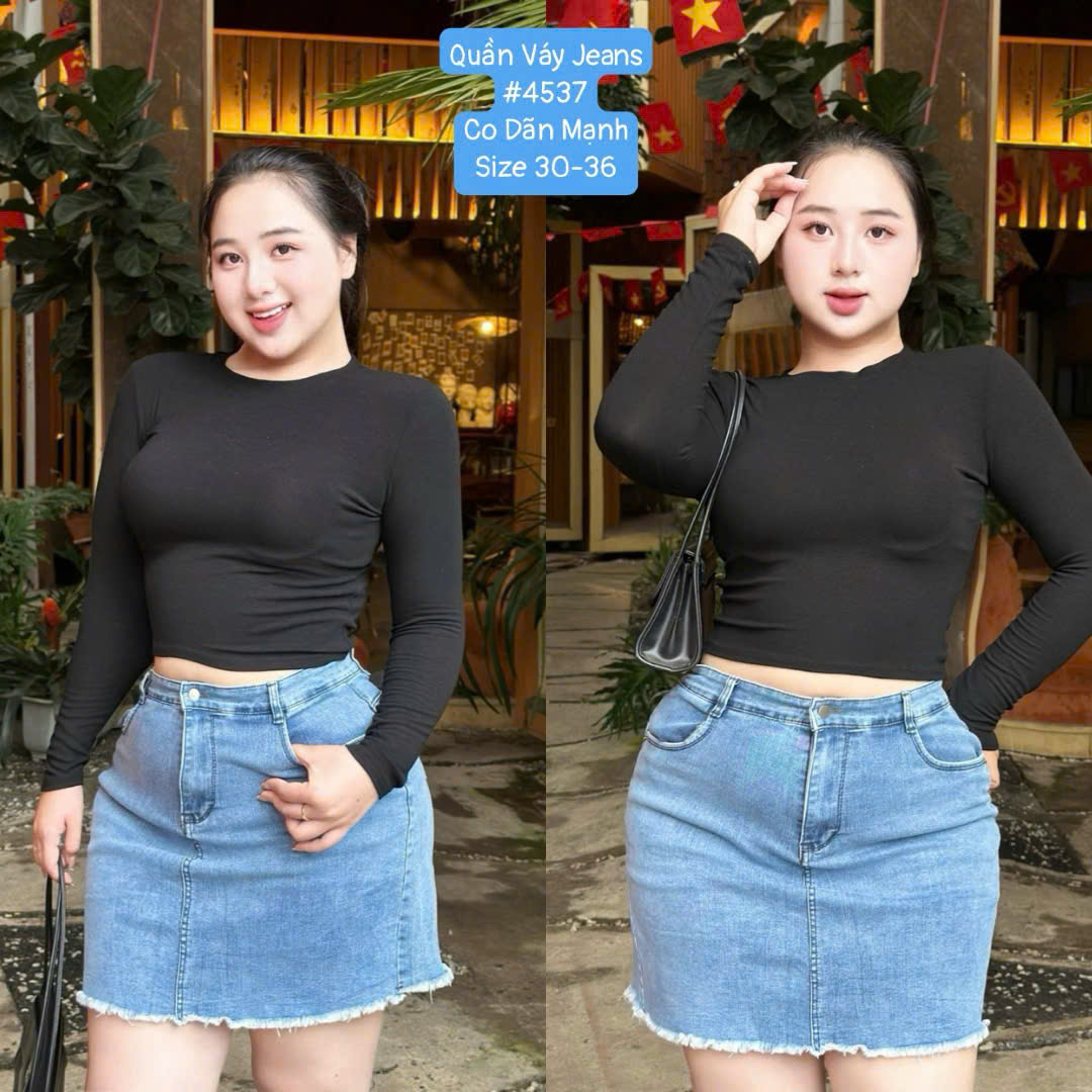 QUẦN VÁY NHẠT TRƠN 4537