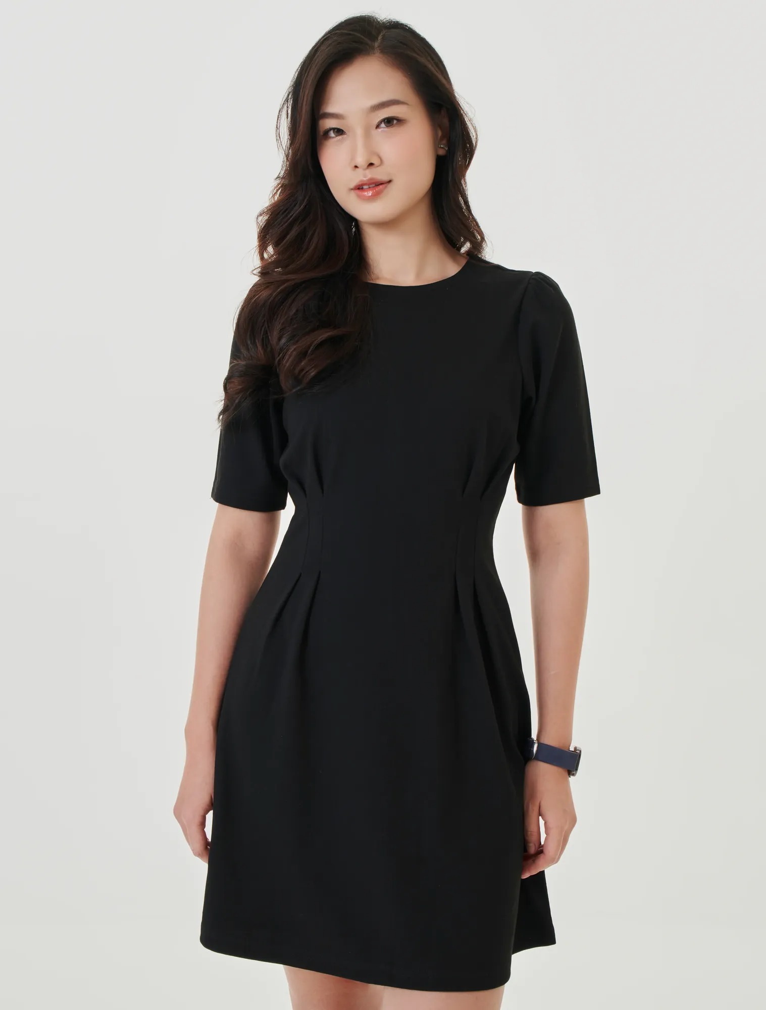 Váy liền nữ tay lỡ dáng A