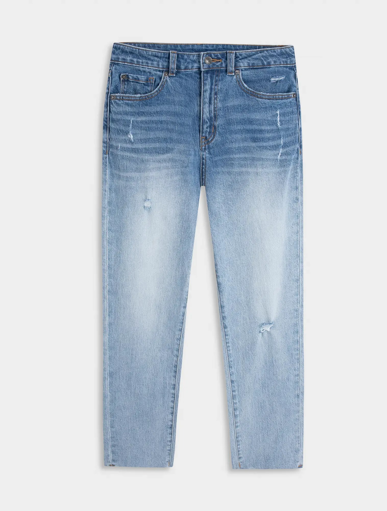 Quần Jeans Nữ Dáng Crop