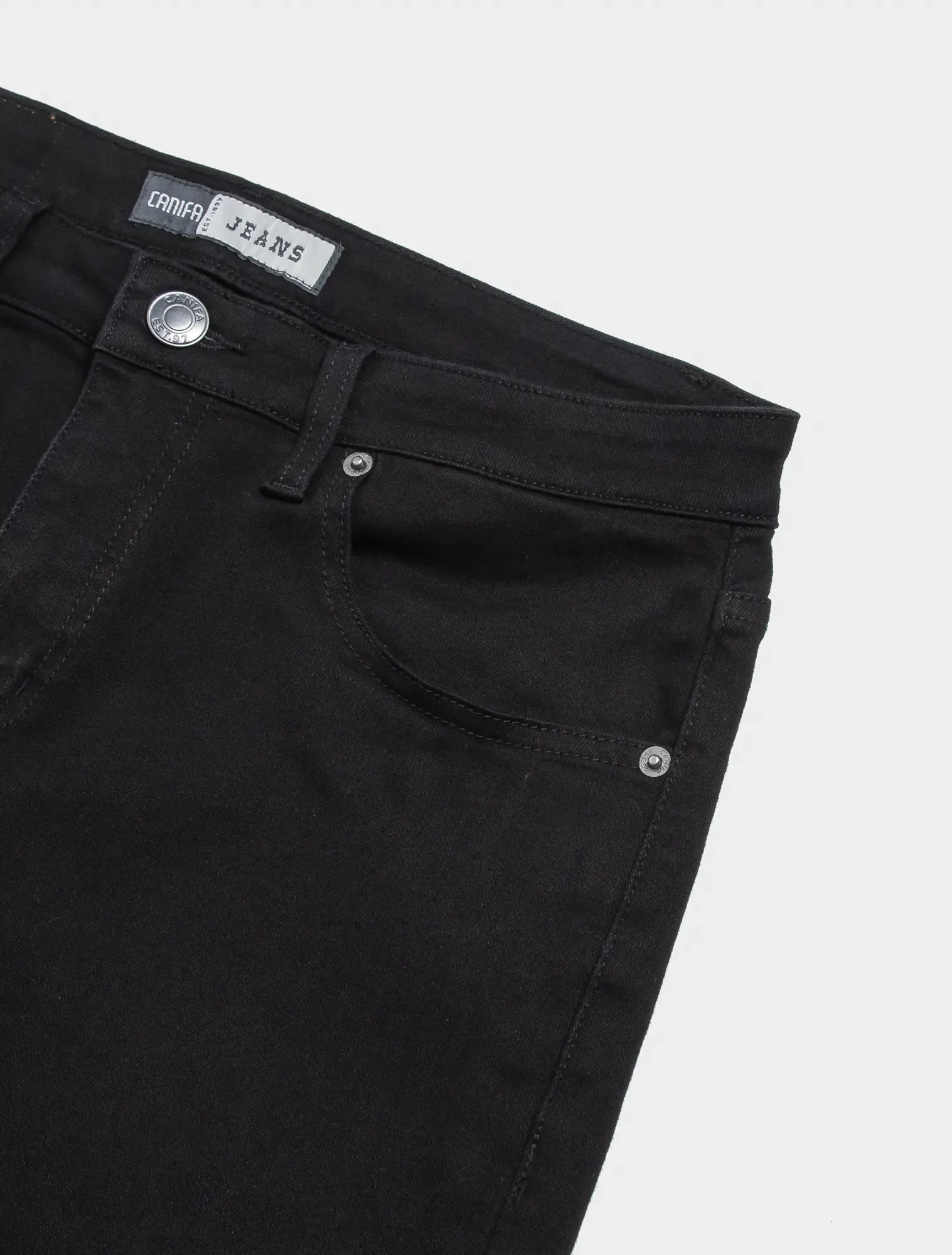 Quần Jeans Đen Slimfit 5 Túi