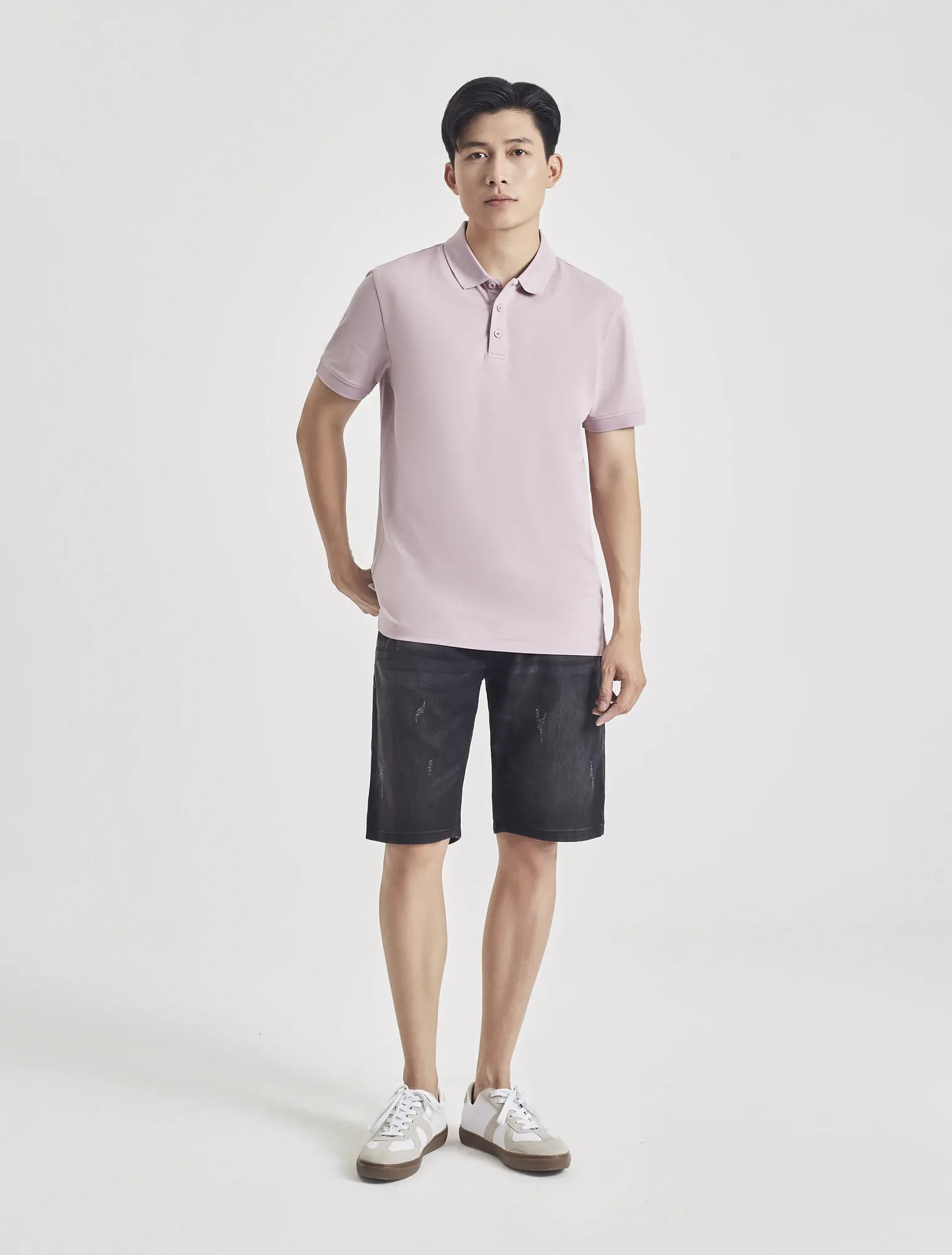 Áo polo nam basic dáng suông ND006