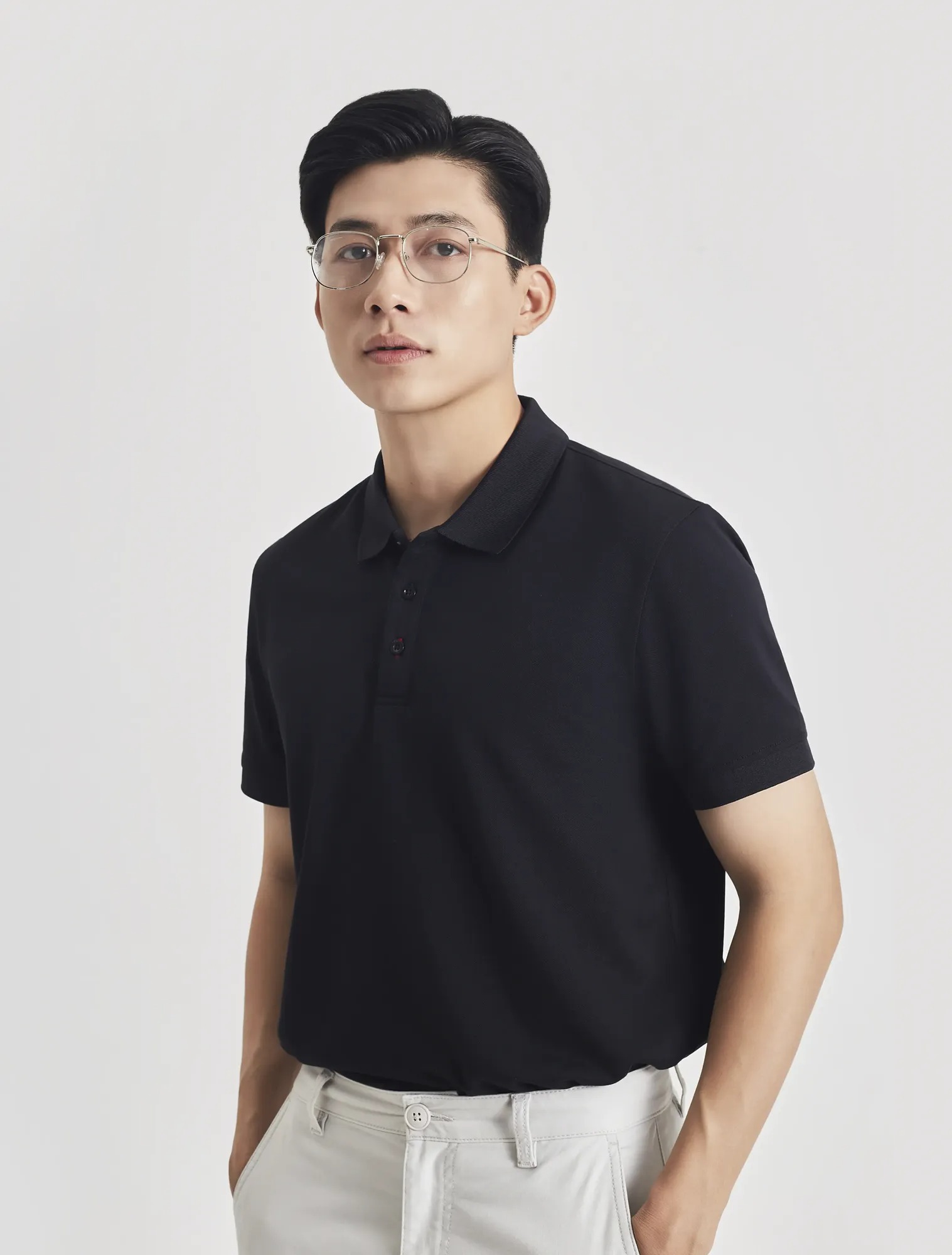 Áo polo nam basic dáng suông ND006