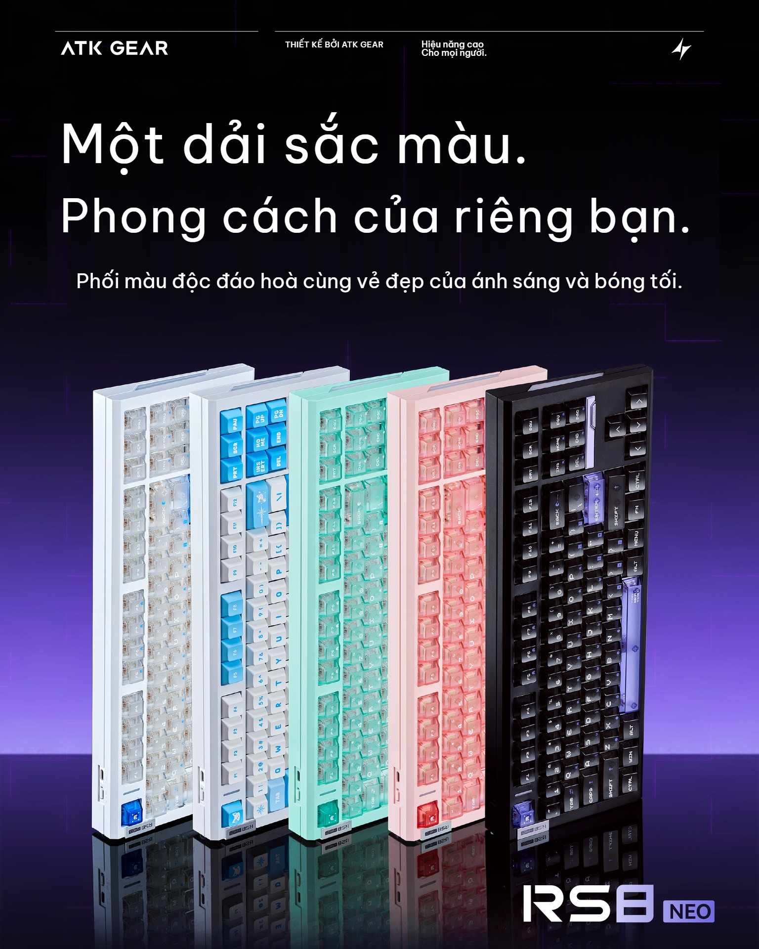 Các phối màu ATK RS8 Neo