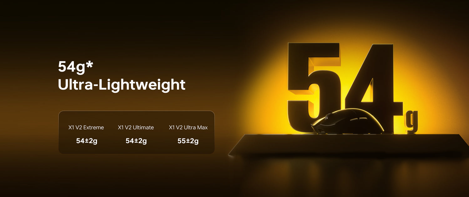 Chuột gaming đối xứng siêu nhẹ ATK X1 V2 Ultimate