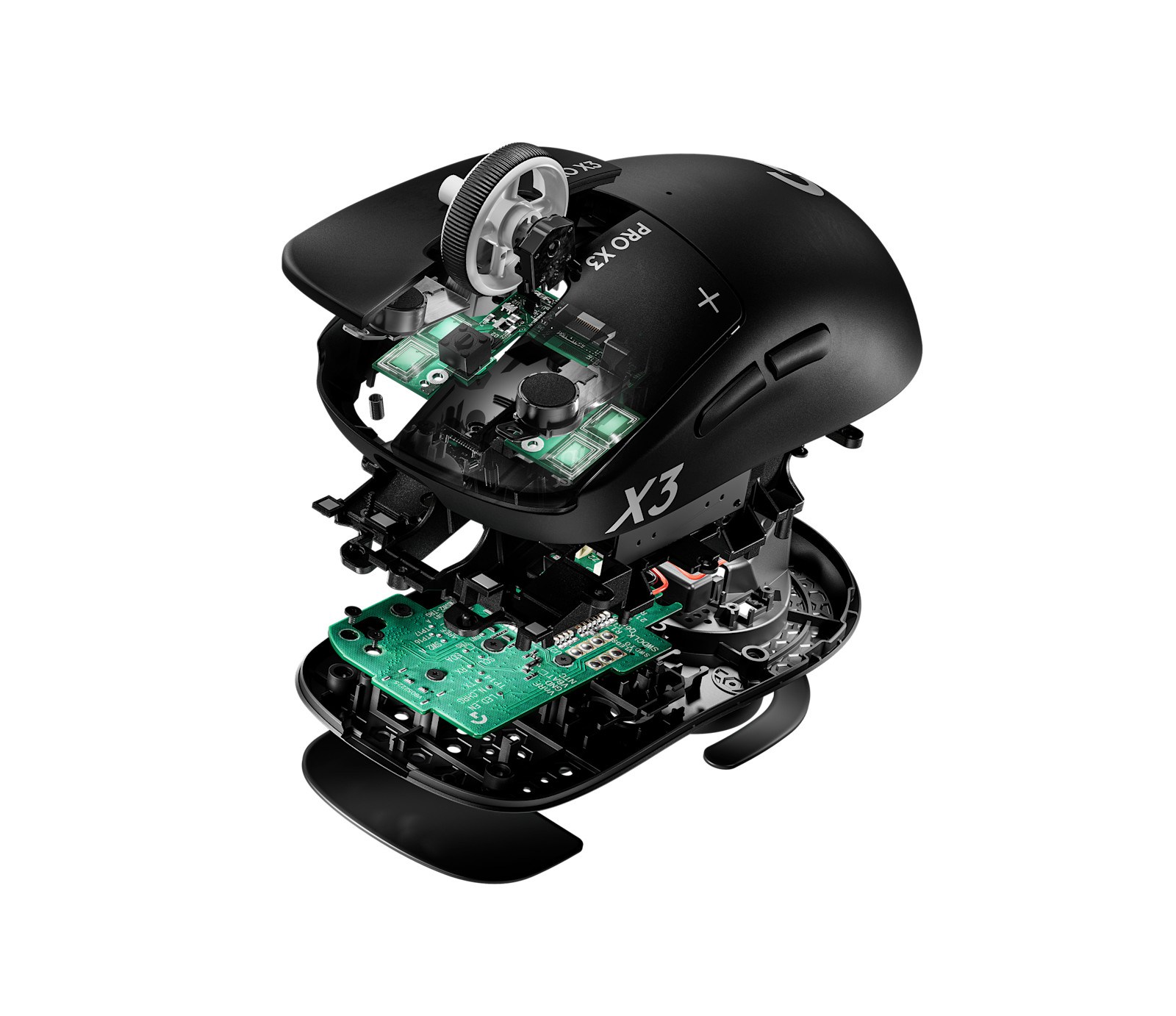 Bên trong chuột Logitech G Pro X3 Superstrike