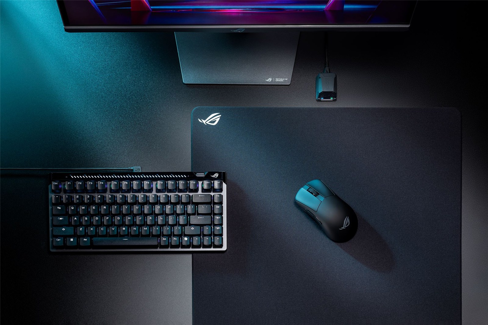 Góc setup với ROG Gladius IV Ace