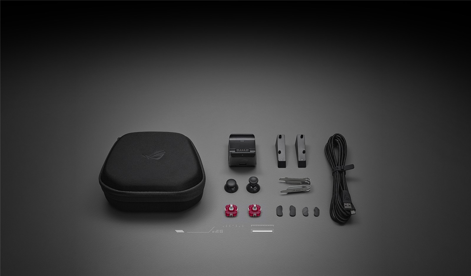 Phụ kiện đi kèm ROG Raikiri II Pro