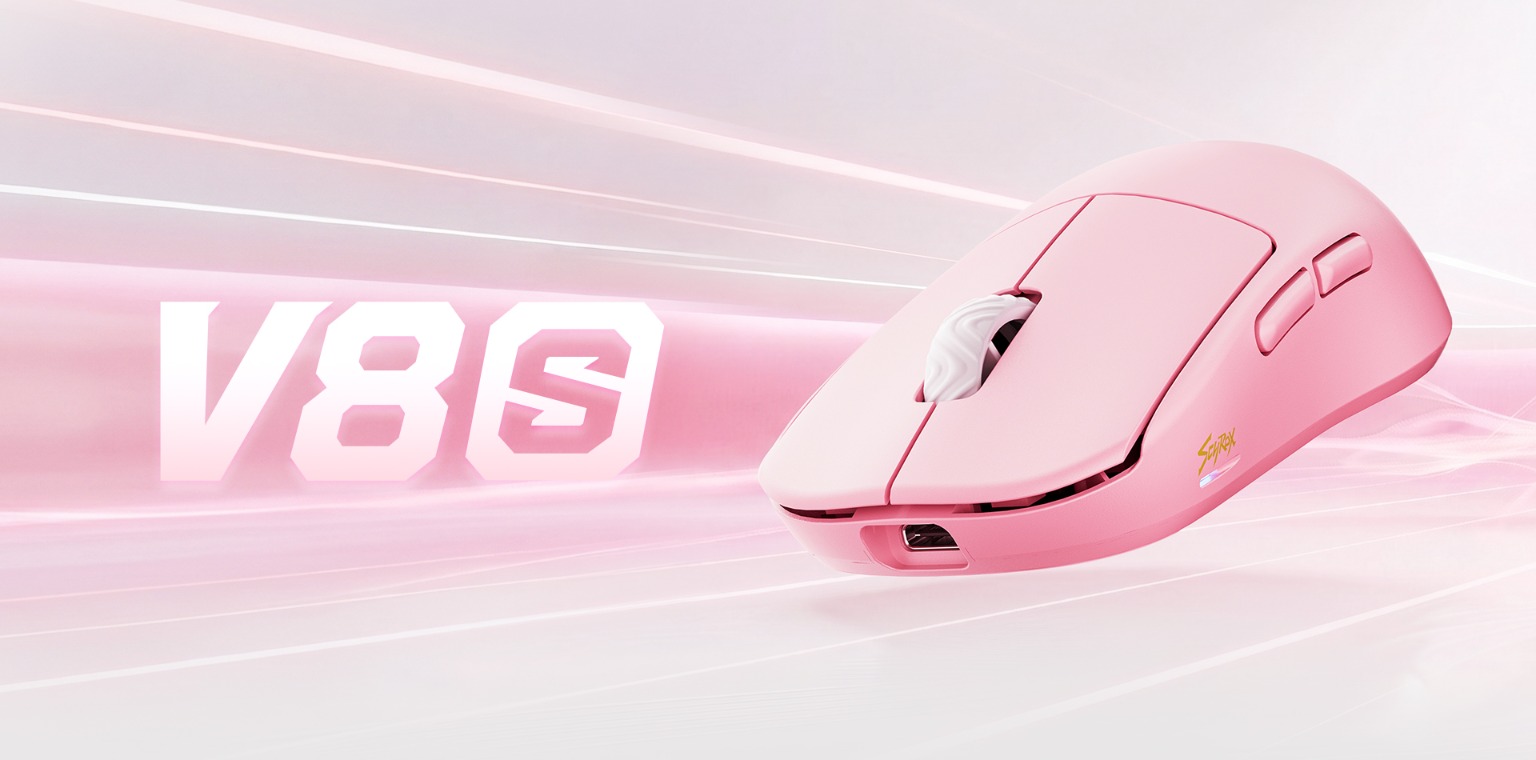 Scyrox V8S màu hồng