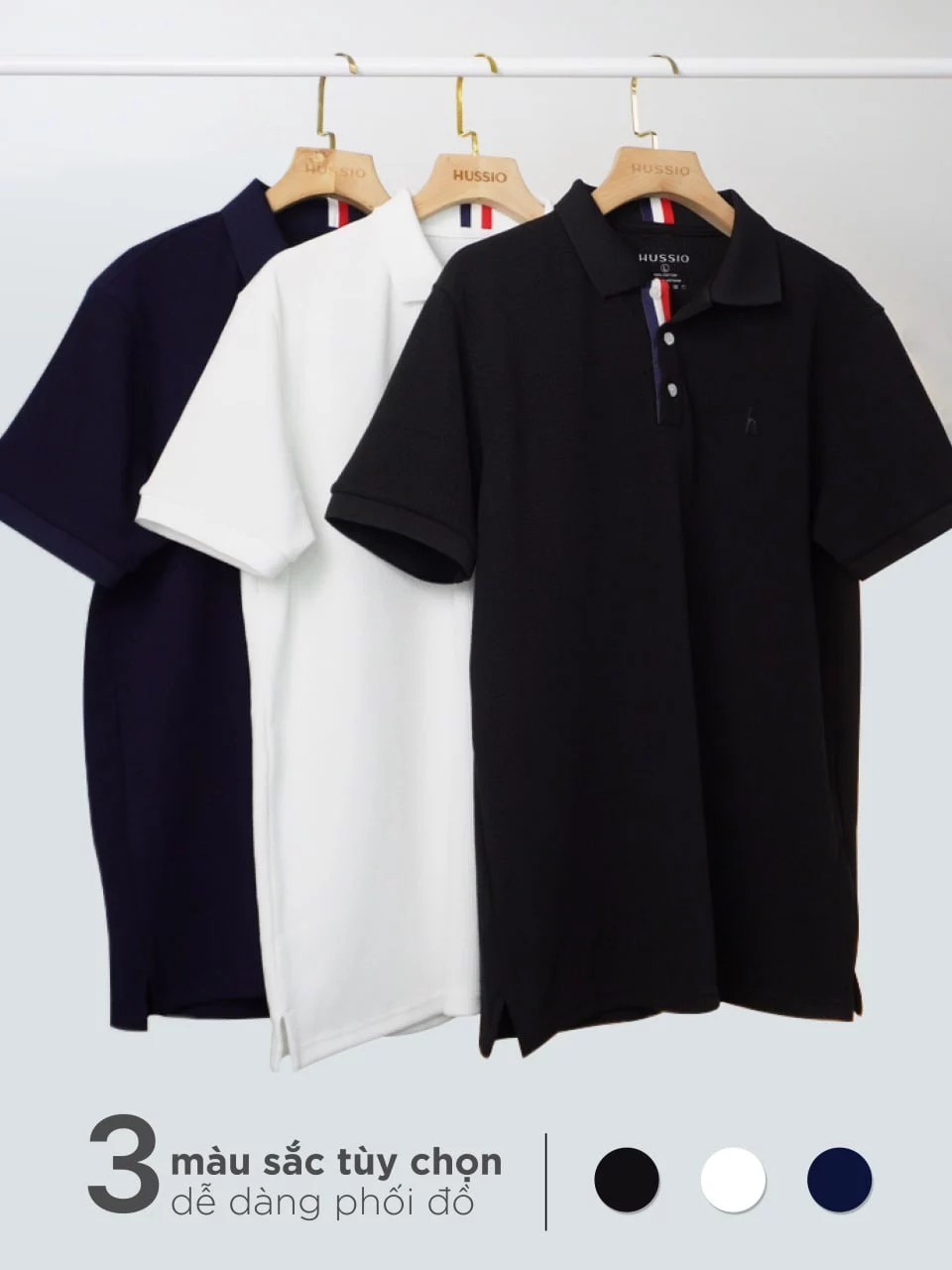 HUSSIO® Áo POLO BUGATI