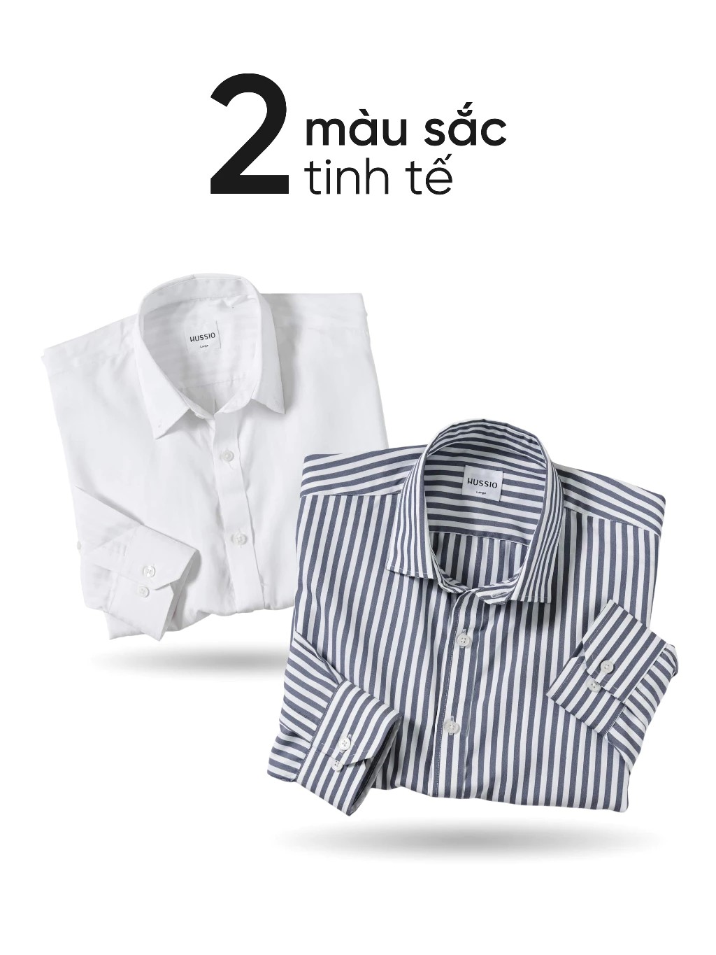 HUSSIO® Áo sơ mi nam URBAN LINES