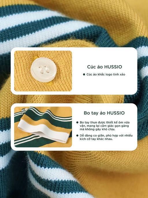 Áo polo nam ARISTO vải Cotton Single phối sọc ngang co dãn tốt, tôn dáng, che khuyết điểm