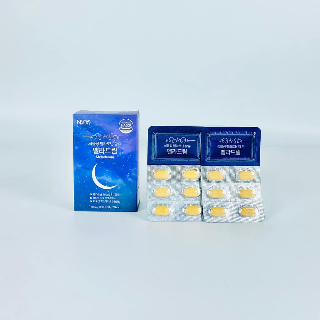 Viên uống  hỗ trợ điều trị mất ngủ  melation 30v