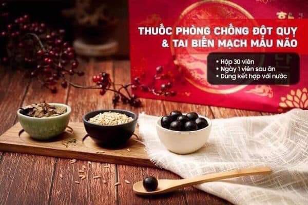 Thuốc phòng chống đột quỵ  Hoang Hoan Tan