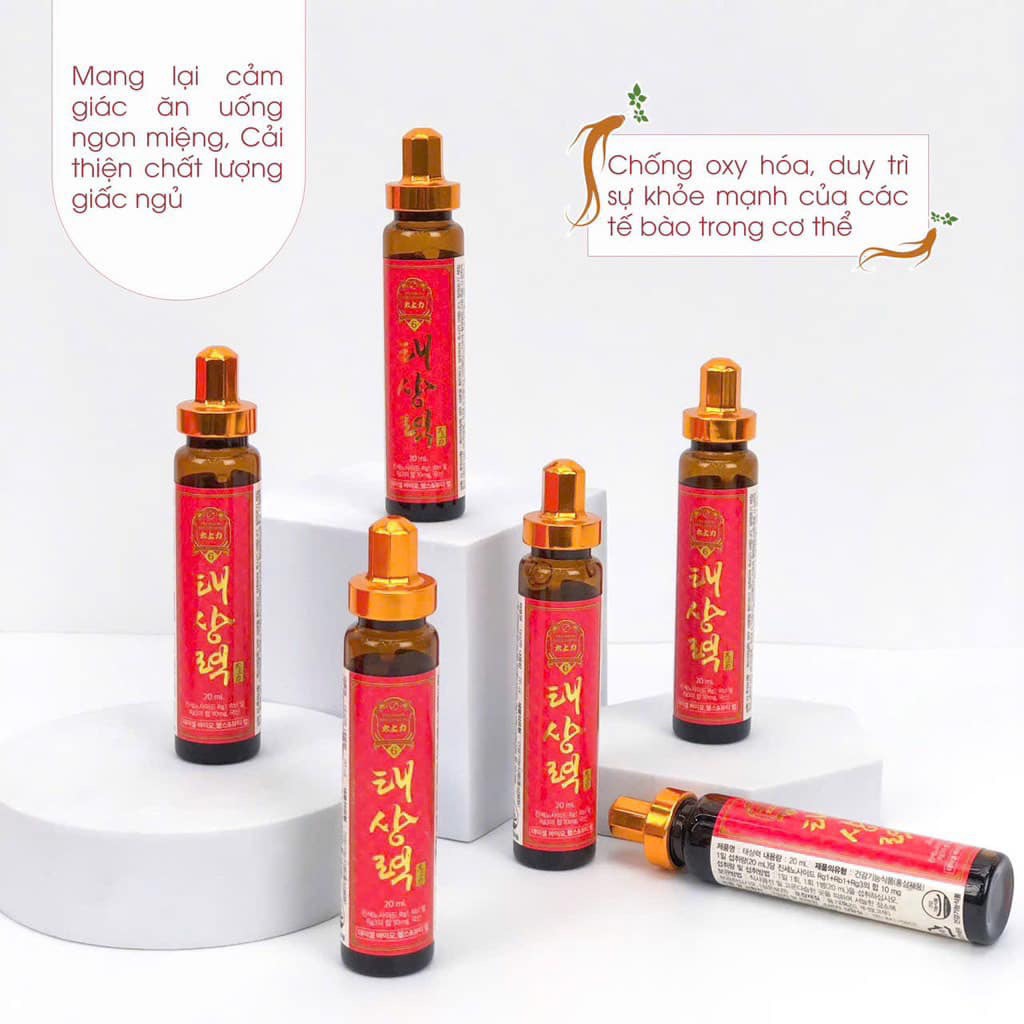 Thiên sâm nước 6 năm tuổi 20 ống 20ml