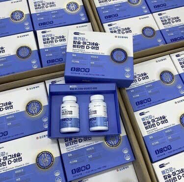 Viên uống bổ sung canxi , vitamin C và kẽm xương hãng dược kolon pharm