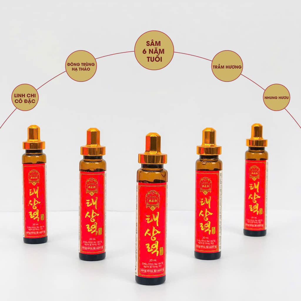 Thiên sâm nước 6 năm tuổi 20 ống 20ml