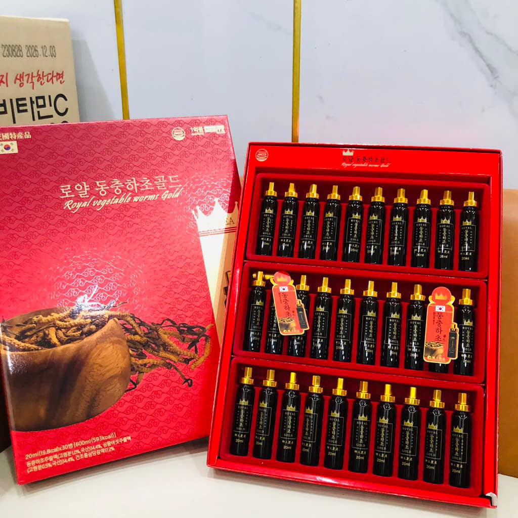 Đông trùng hạ thảo mẫu mới 30 ống