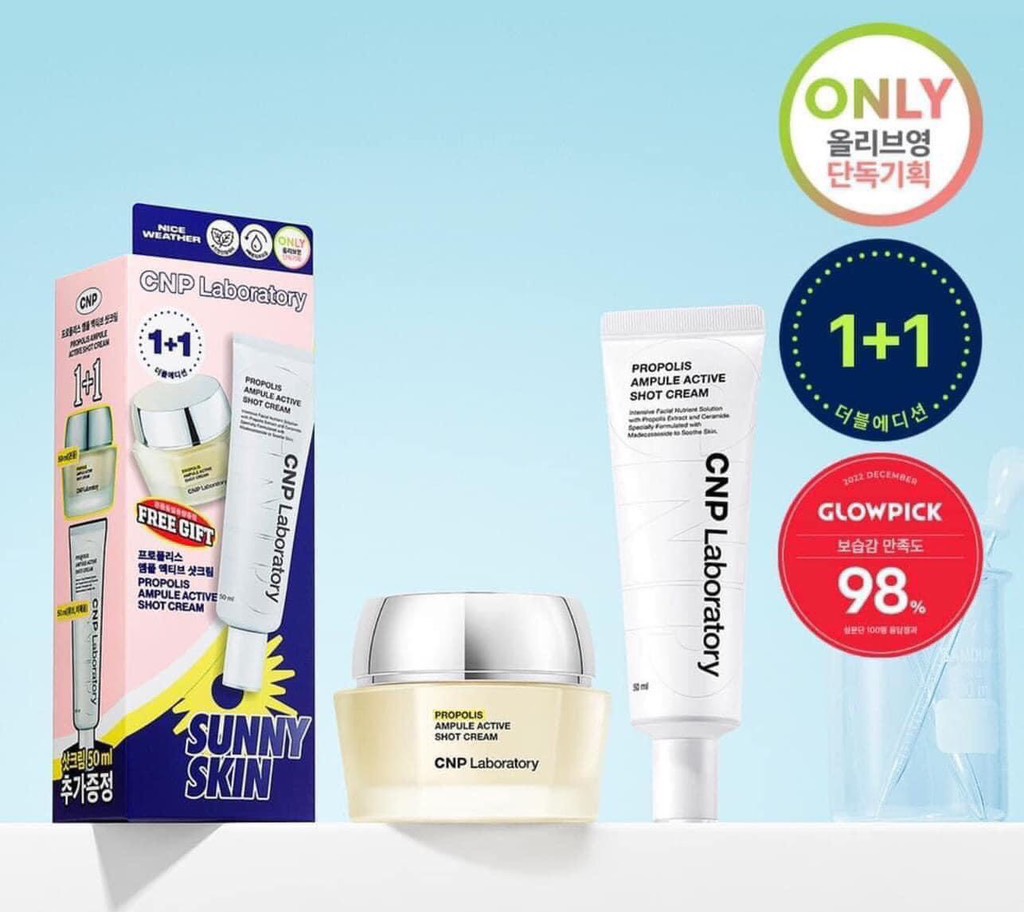 Set kem dưỡng  tái sinh keo ong 50ml+ 50ml