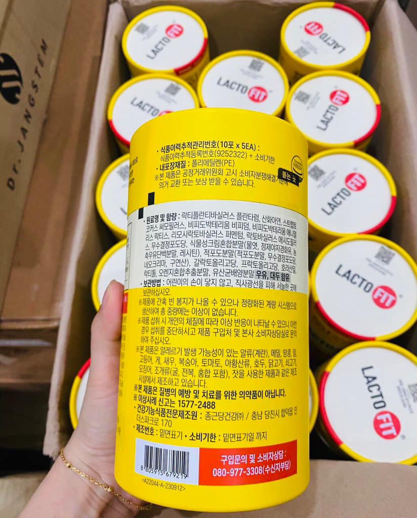 Men tiêu hoá Lactofit 50 gói Top1 Olive Yong