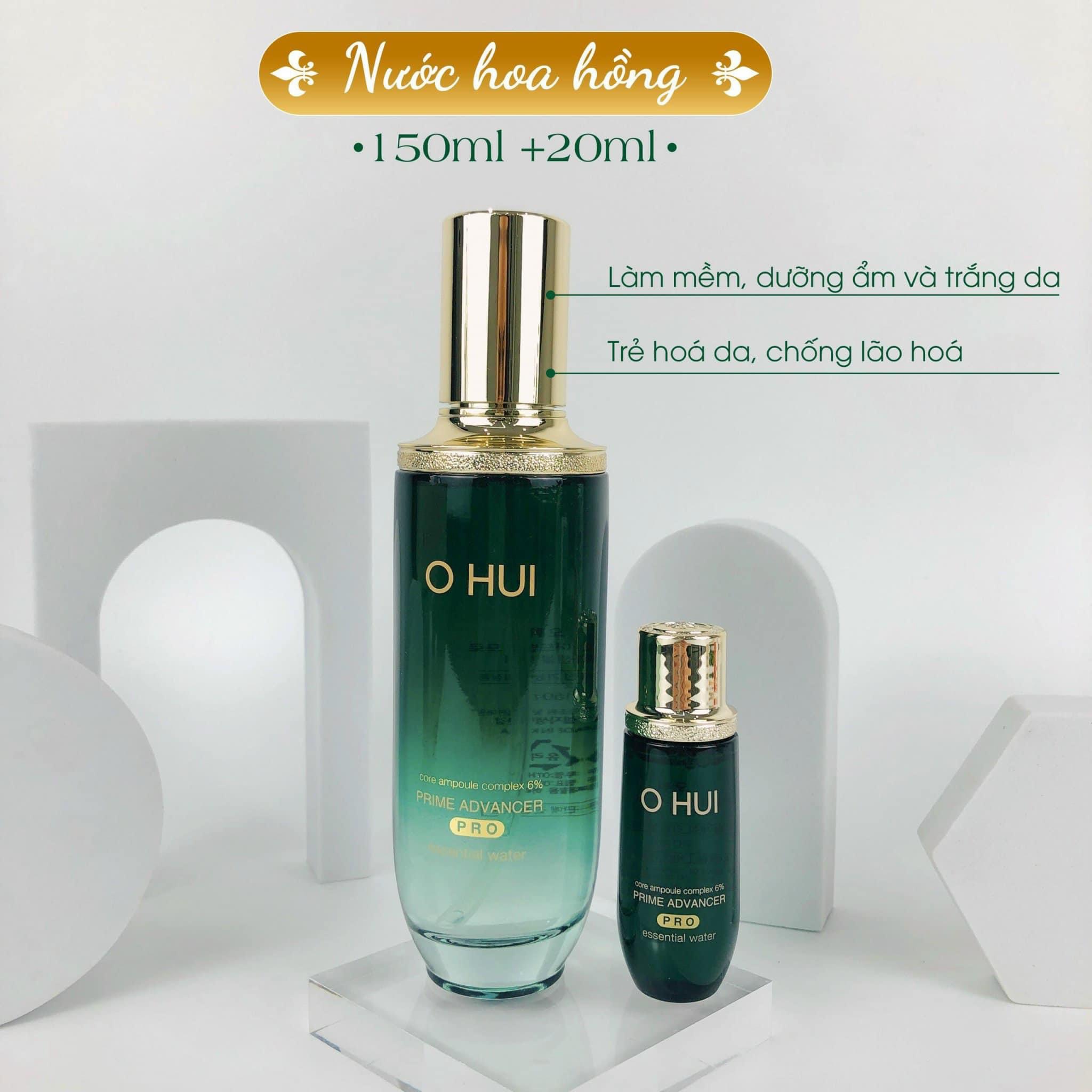 Set ohui xanh căng bóng 3sp