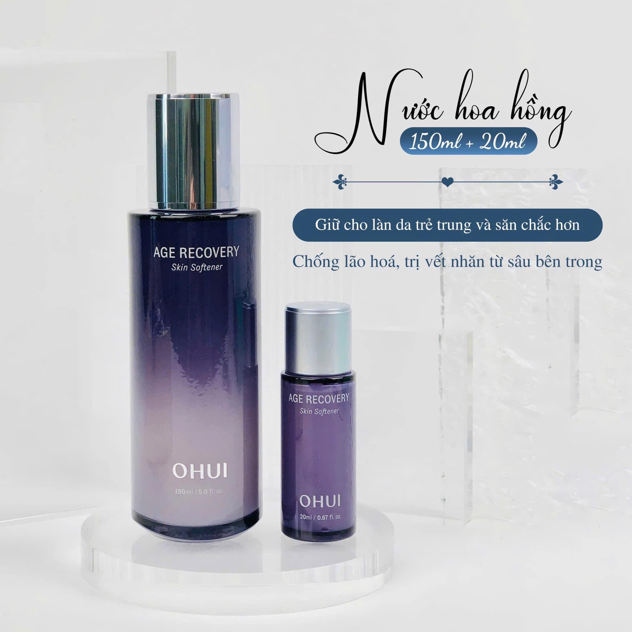 Set ohui tím cấp ẩm chống lão hoá 4sp