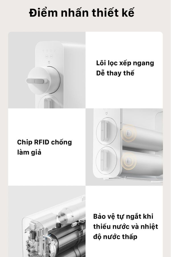 các đặc tính nổi bật của Máy lọc nước xiaomi N1 800G