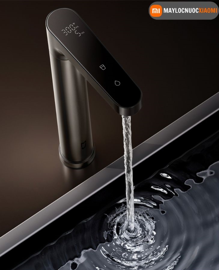 máy lọc nước xiaomi 1200G pro có thiết kế vòi nước cảm ứng thông minh