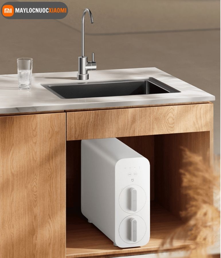 máy lọc nước xiaomi để gầm tủ bếp