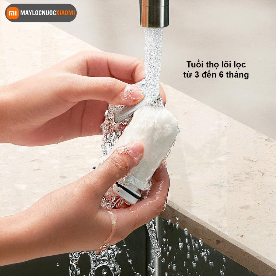 có thể tự rửa lõi lọc tại nhà