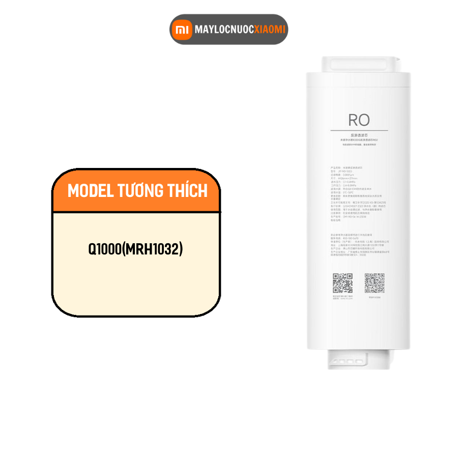 lõi lọc Ro của máy lọc nước nóng lạnh xiaomi Q1000