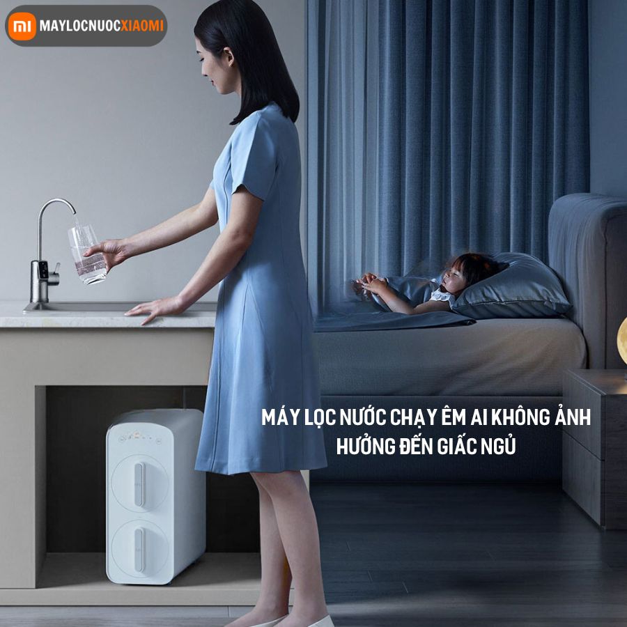 bơm nước của máy lọc nước xiaomi 600G chạy êm ái