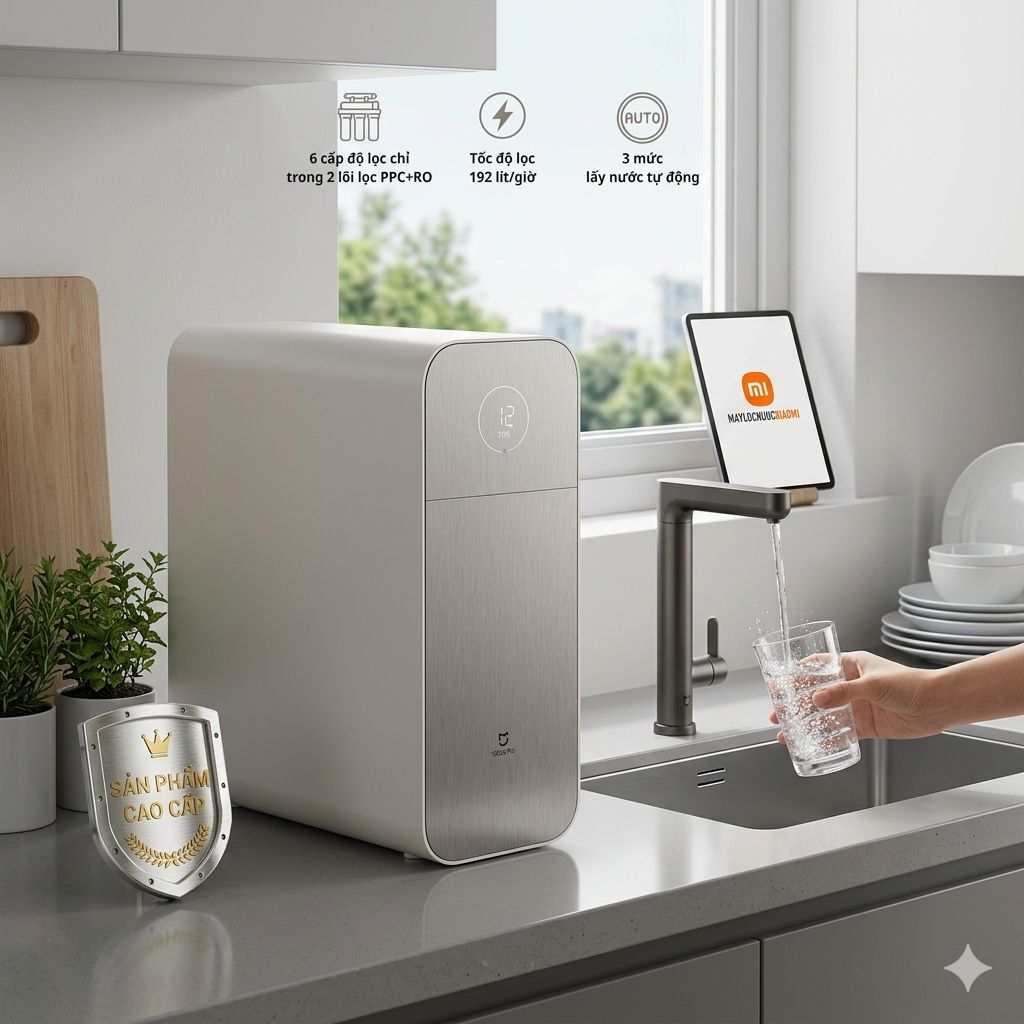 máy lọc nước xiaomi sau 1 năm sử dụng