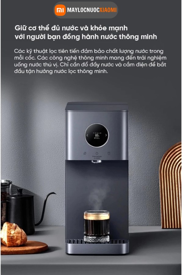 máy lọc nước nóng lạnh để bàn xiaomi MRH142