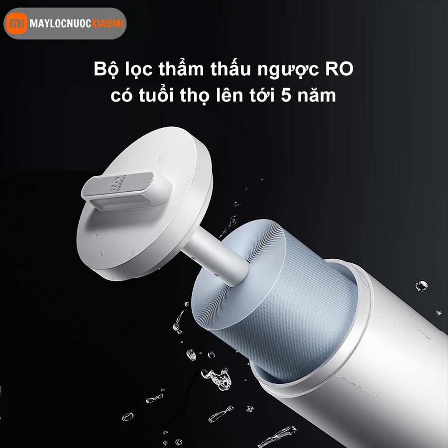 lõi lọc Ro có tuổi thọ lên đến 5 năm