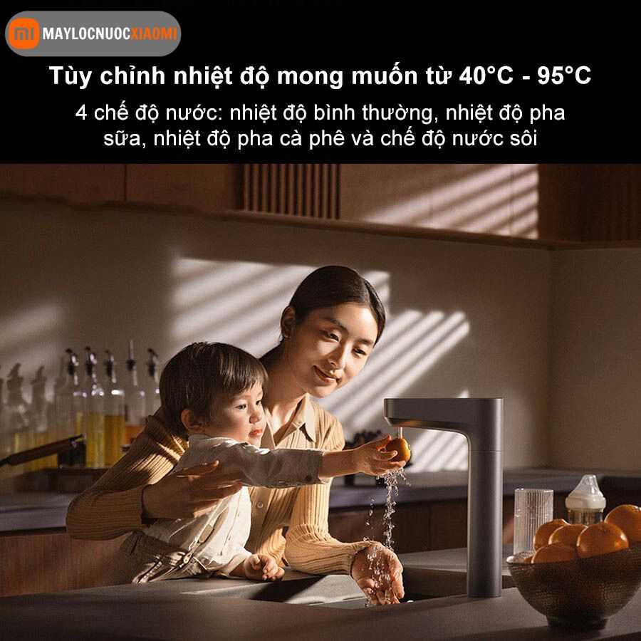 4 chế độ lấy nước của máy lọc nước nóng lạnh xiaomi Q1000