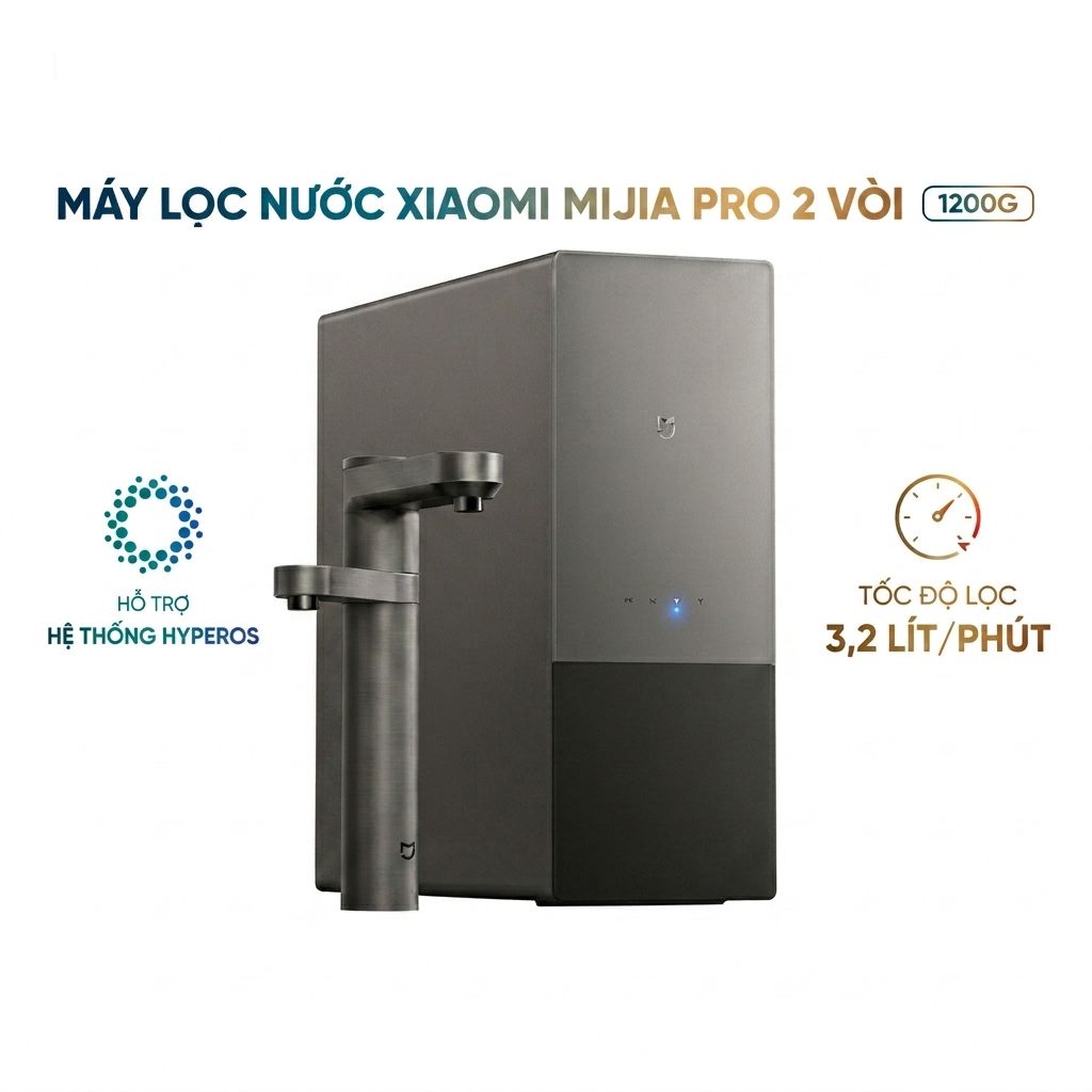 Máy lọc nước Xiaomi Mijia Pro 1200G và 1600G