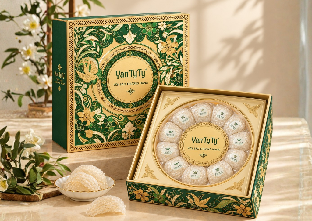 Bộ Hộp Quà Tết "Yến Sào Thượng Hạng"