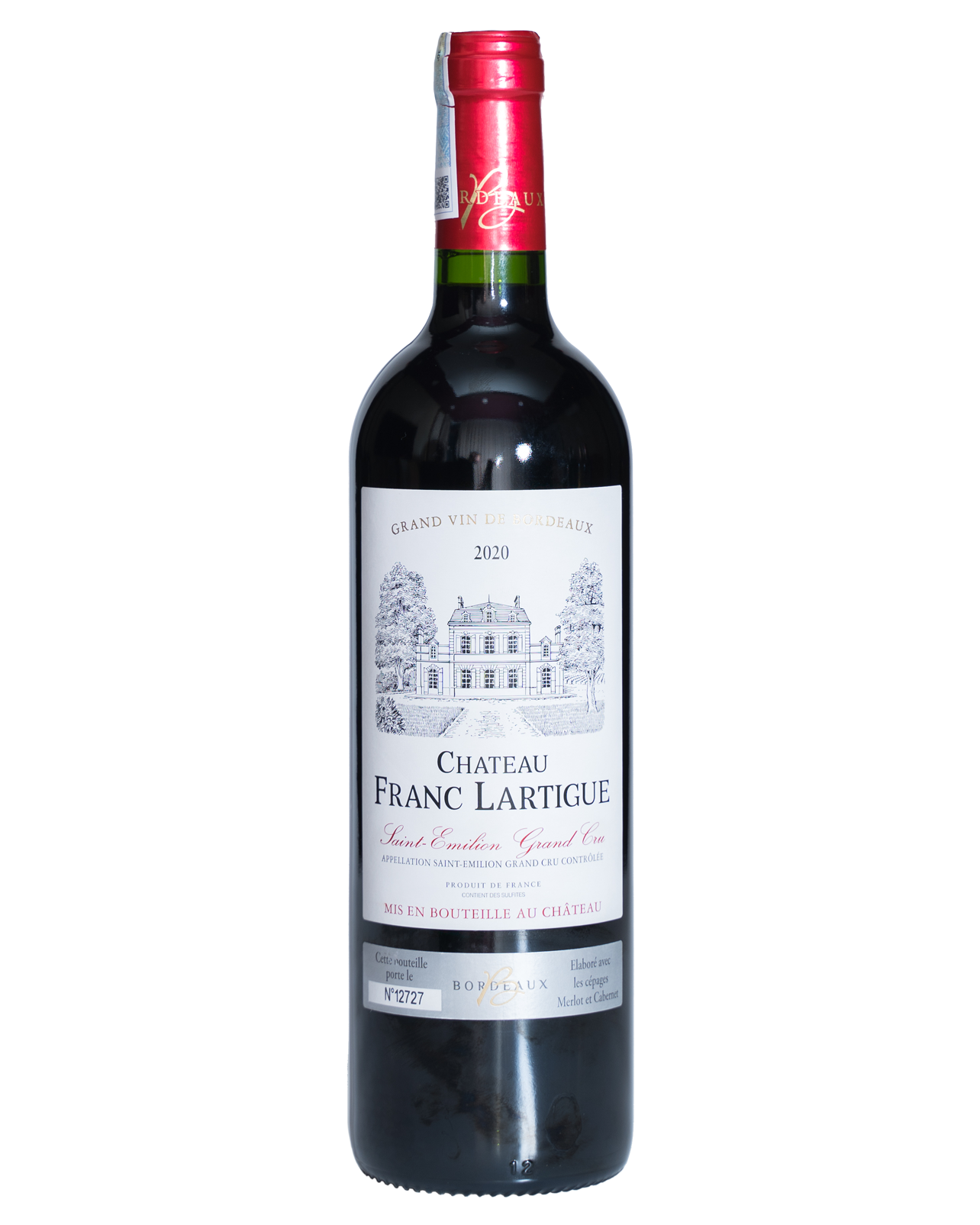 Rượu vang đỏ Pháp Château Franc Lartigue Grand Vin de Bordeaux Saint-Émilion Grand Cru