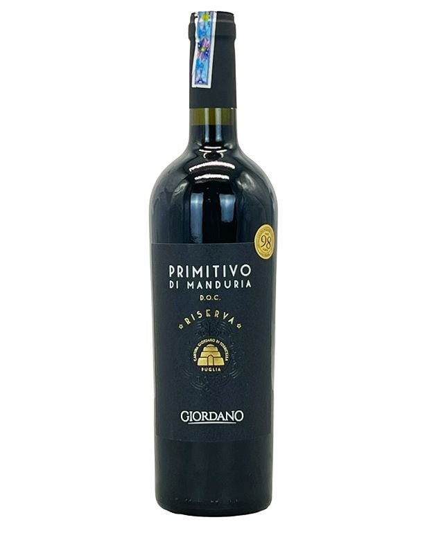 Rượu vang đỏ Ý Giordano Di Manduria Primitvo 98