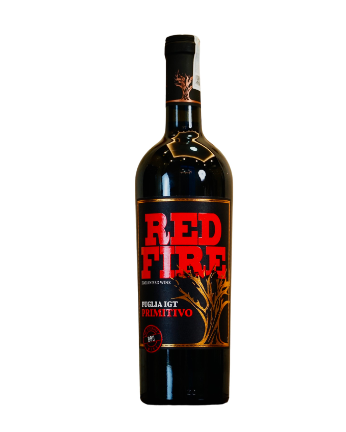 Rượu vang đỏ Ý Red Fire Primitivo Puglia IGT