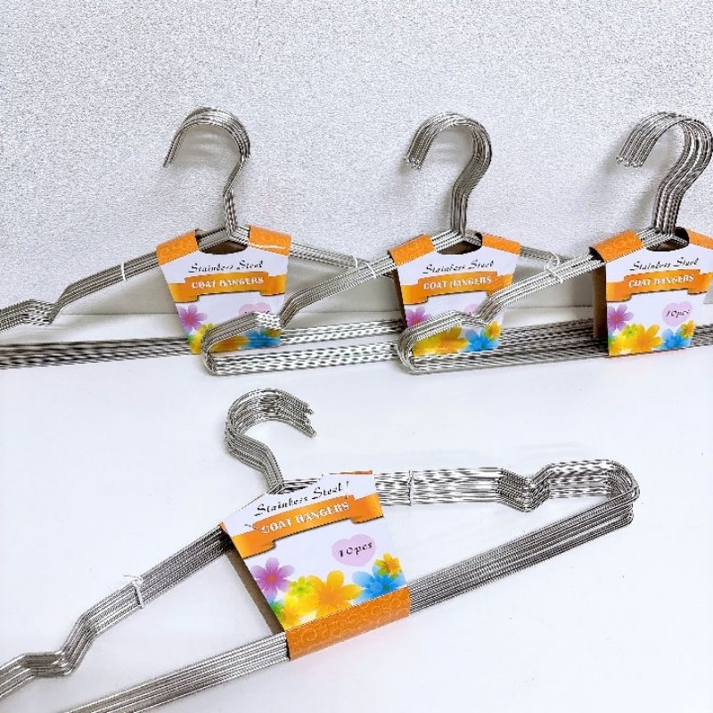 Set 10 Móc Inox Treo Quần Áo Siêu Bền