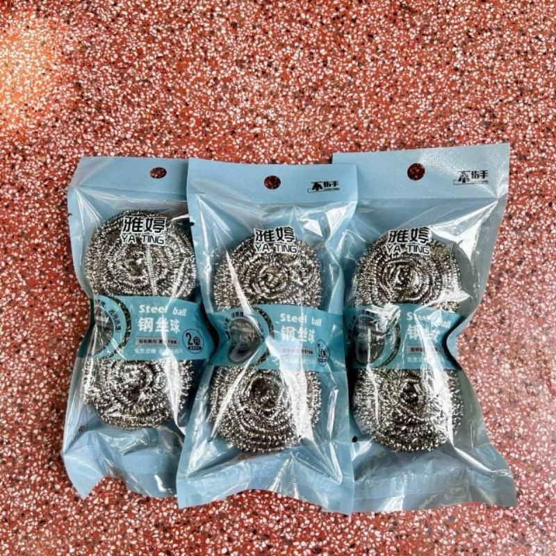 Set 2 Cước Rửa Chén Loại Nhỏ, Bùi Nhùi Rửa Chén Bát, Chùi Xoong Siêu Sạch