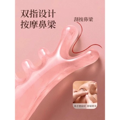 lược massage bằng nhựa màu ngọc, lược Massage Da Đầu Kinh Tuyến Nữ Dụng Cụ Tiện Dụng Chuyên Dụng