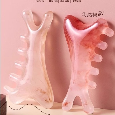 lược massage bằng nhựa màu ngọc, lược Massage Da Đầu Kinh Tuyến Nữ Dụng Cụ Tiện Dụng Chuyên Dụng